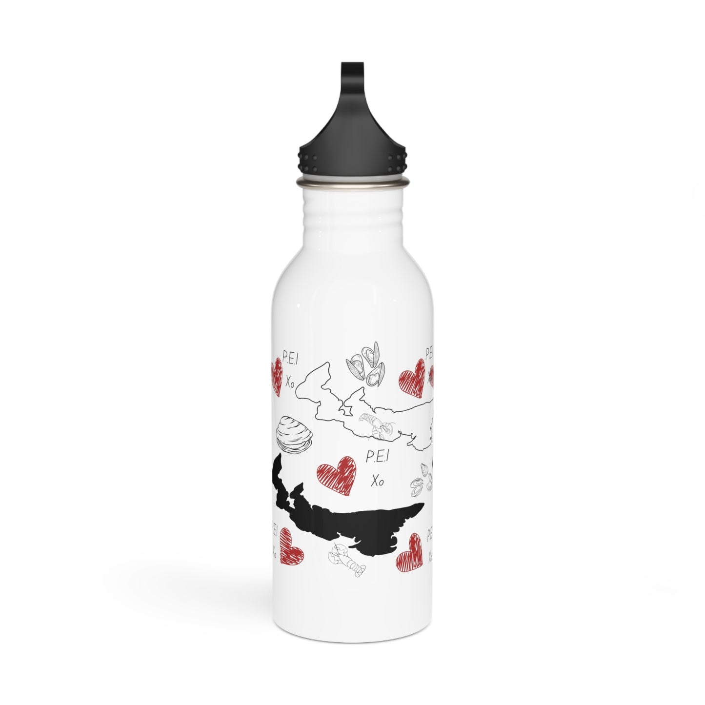 P.E.I Xo <3- Stainless Steel Water Bottle