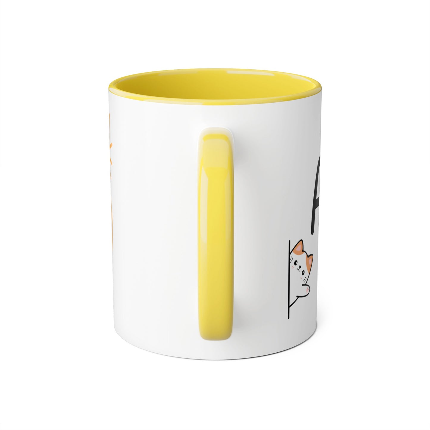 AHH! Kitty Cat Kawaii Accent Mugs, 11oz