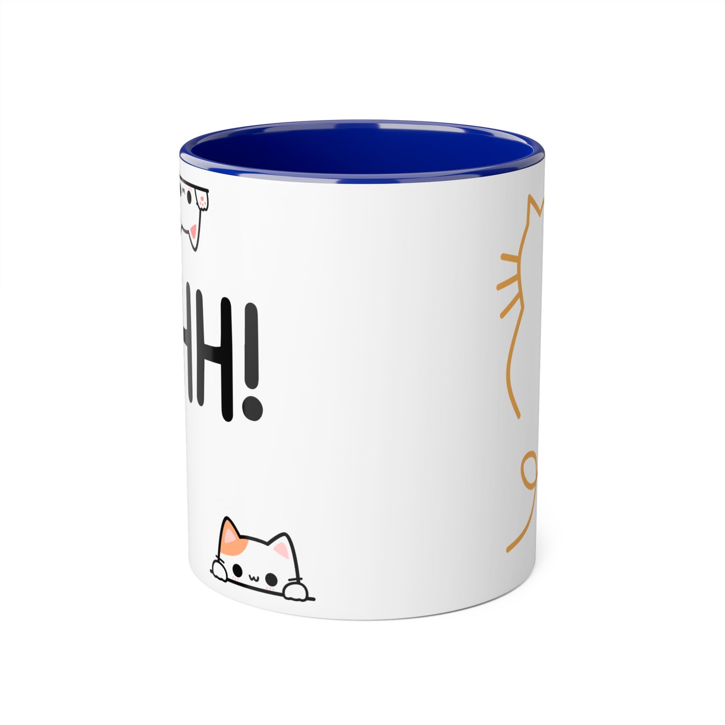 AHH! Kitty Cat Kawaii Accent Mugs, 11oz