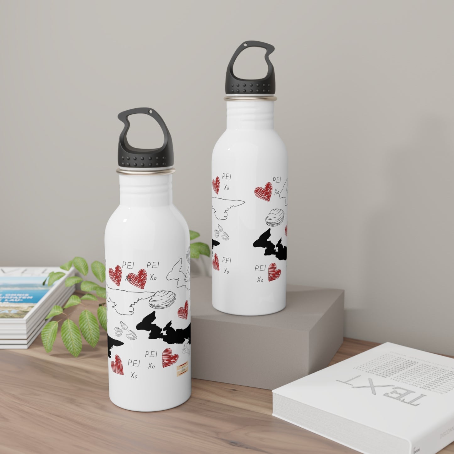 P.E.I Xo <3- Stainless Steel Water Bottle