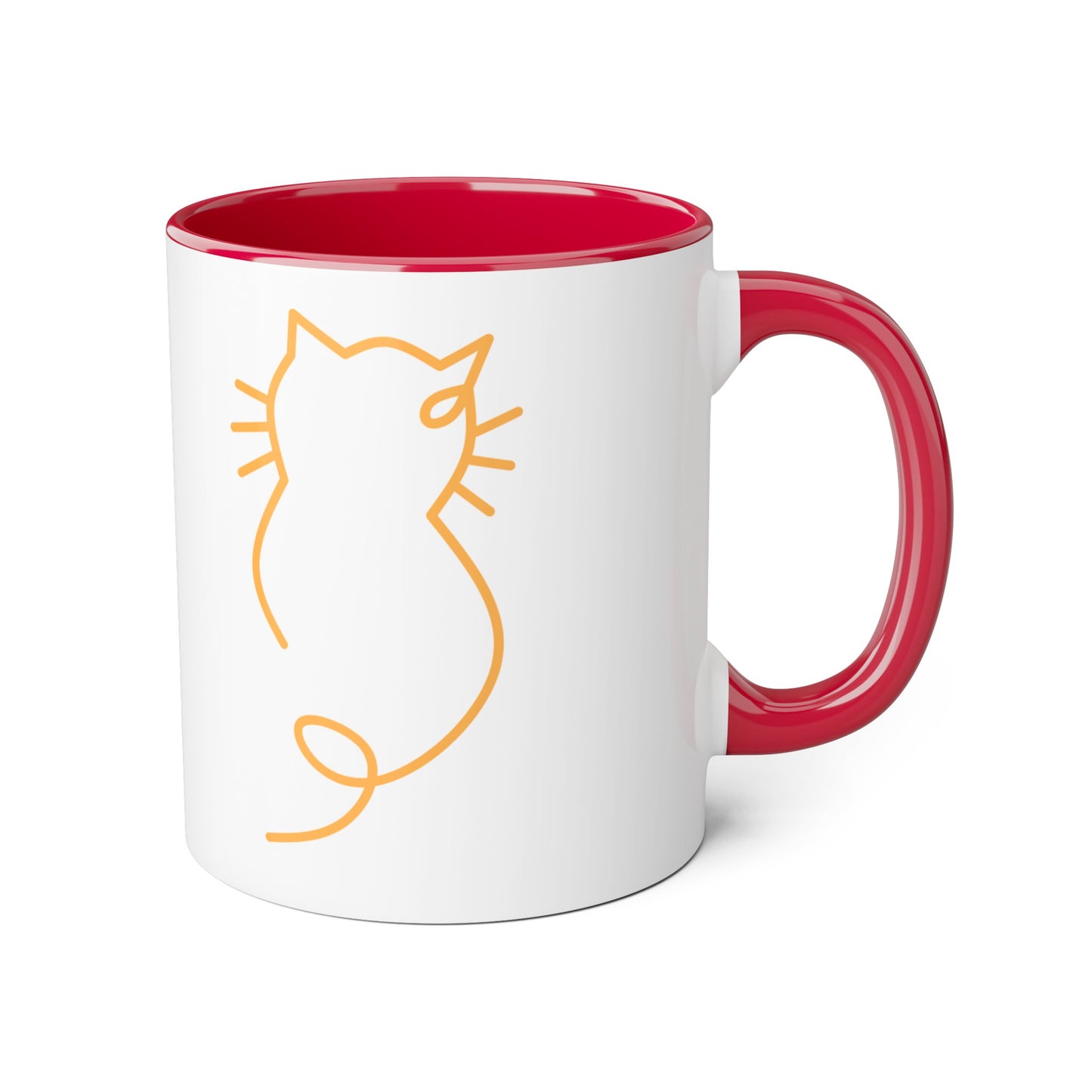 AHH! Kitty Cat Kawaii Accent Mugs, 11oz