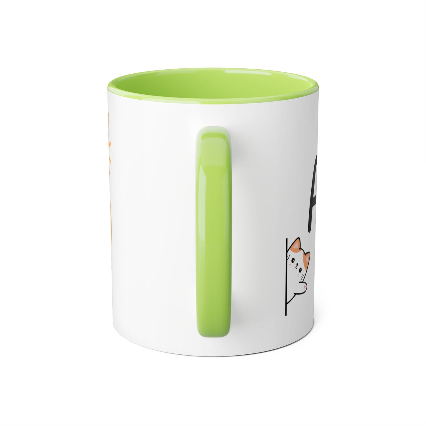 AHH! Kitty Cat Kawaii Accent Mugs, 11oz