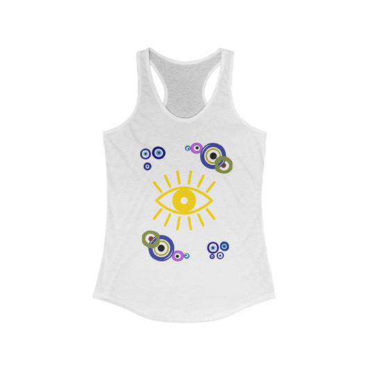 GOLDEN EYE + NAZAR  Inspired Women's Ideal Racerback Tank